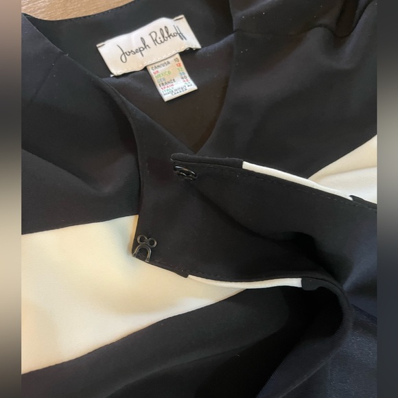 Joseph Ribkoff Black/Vanilla Cover-Up Style SZ 10 - Picture 9 of 11